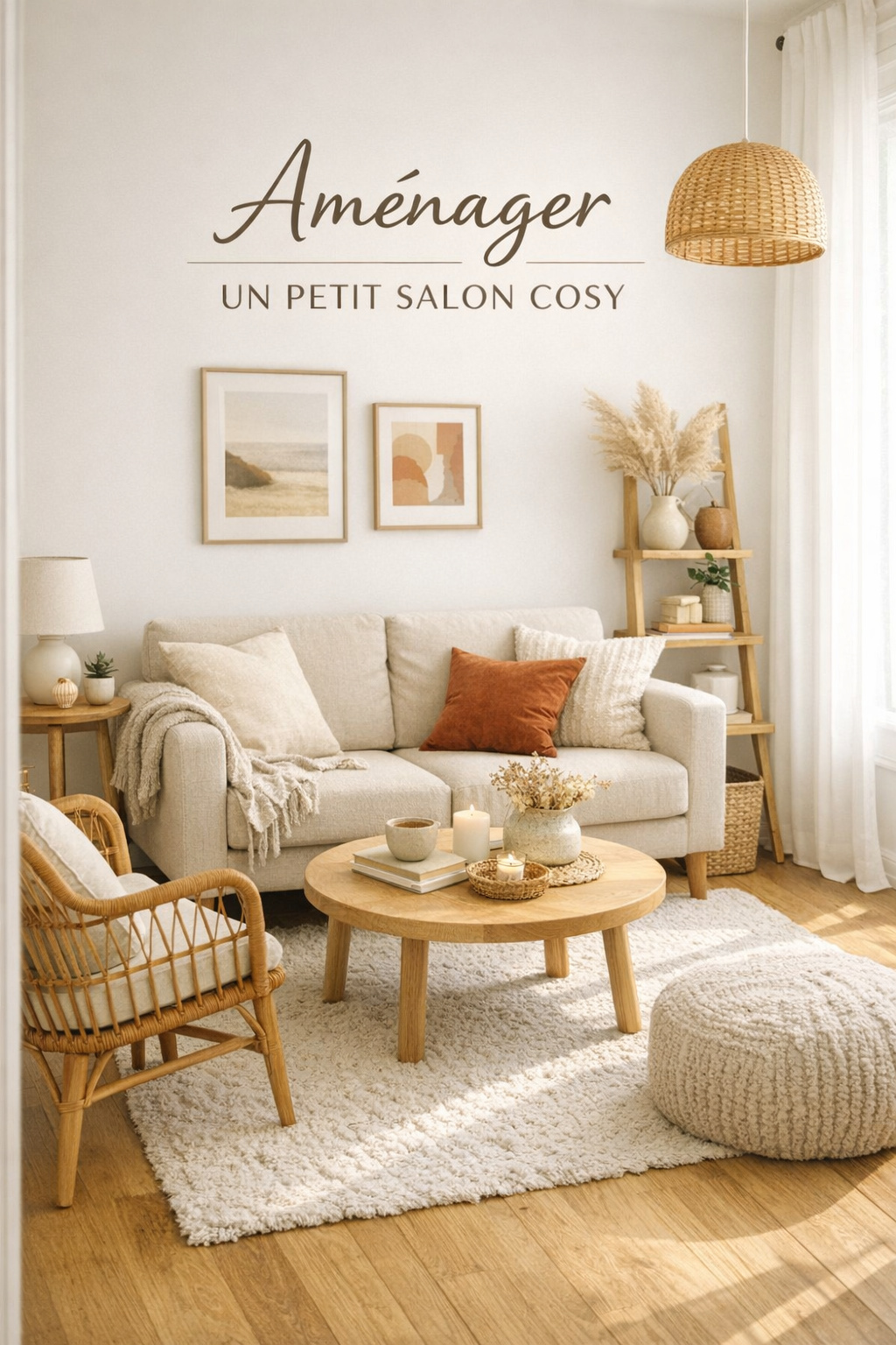 Styling a cozy small living room